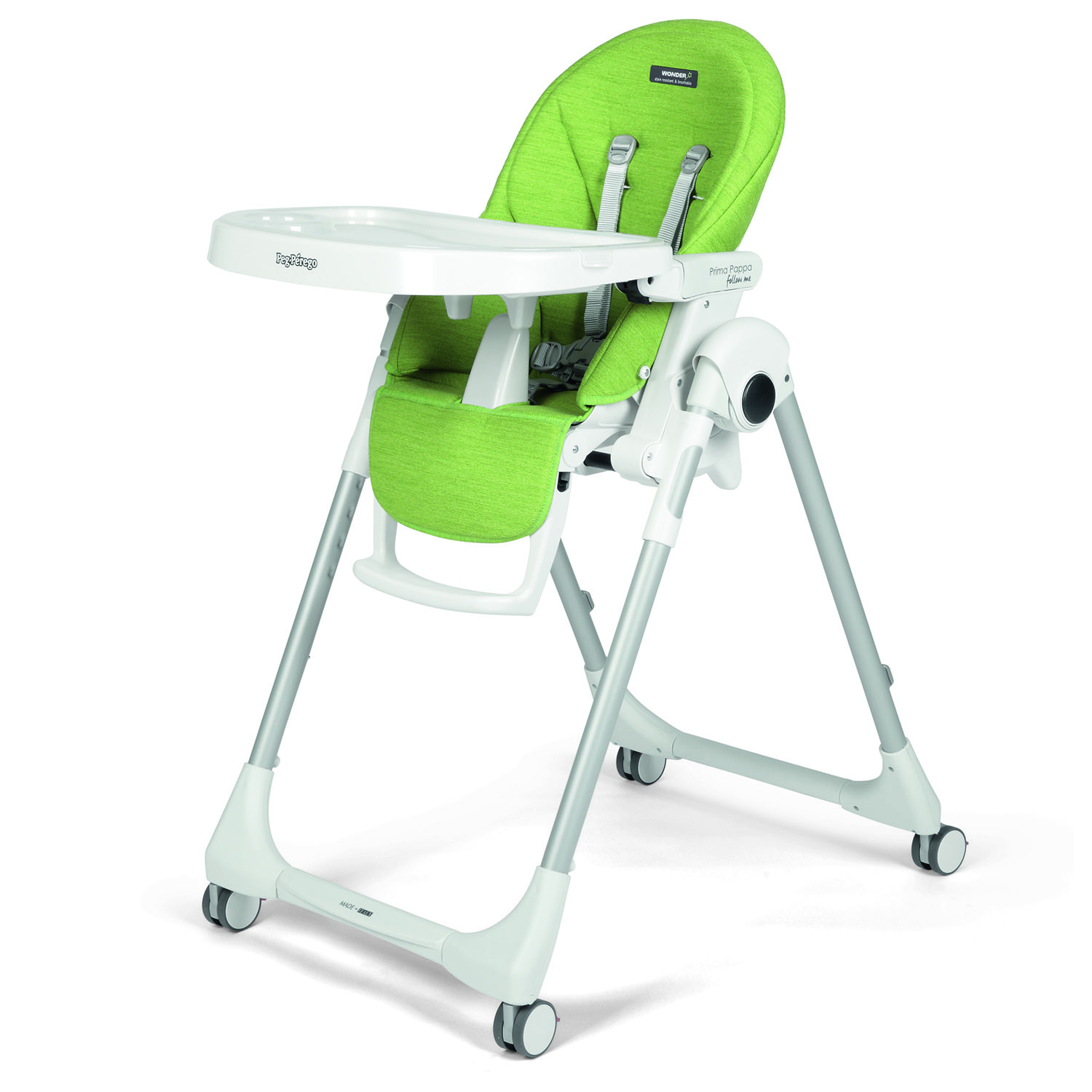 Стул Peg-Perego Prima Pappa Follow Me Wonder Green - фото 1