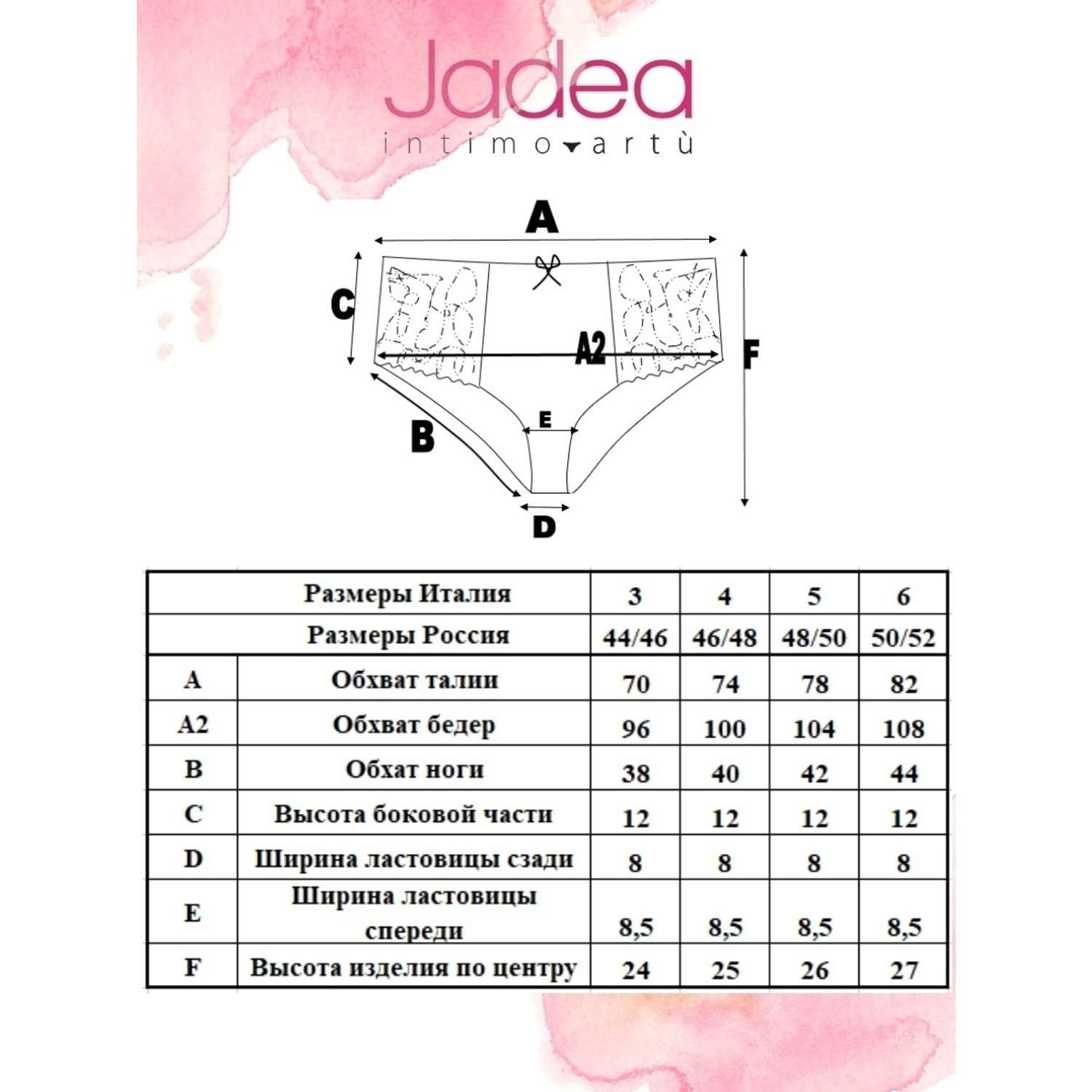Трусы Jadea JADEA J829 slip белый - фото 7