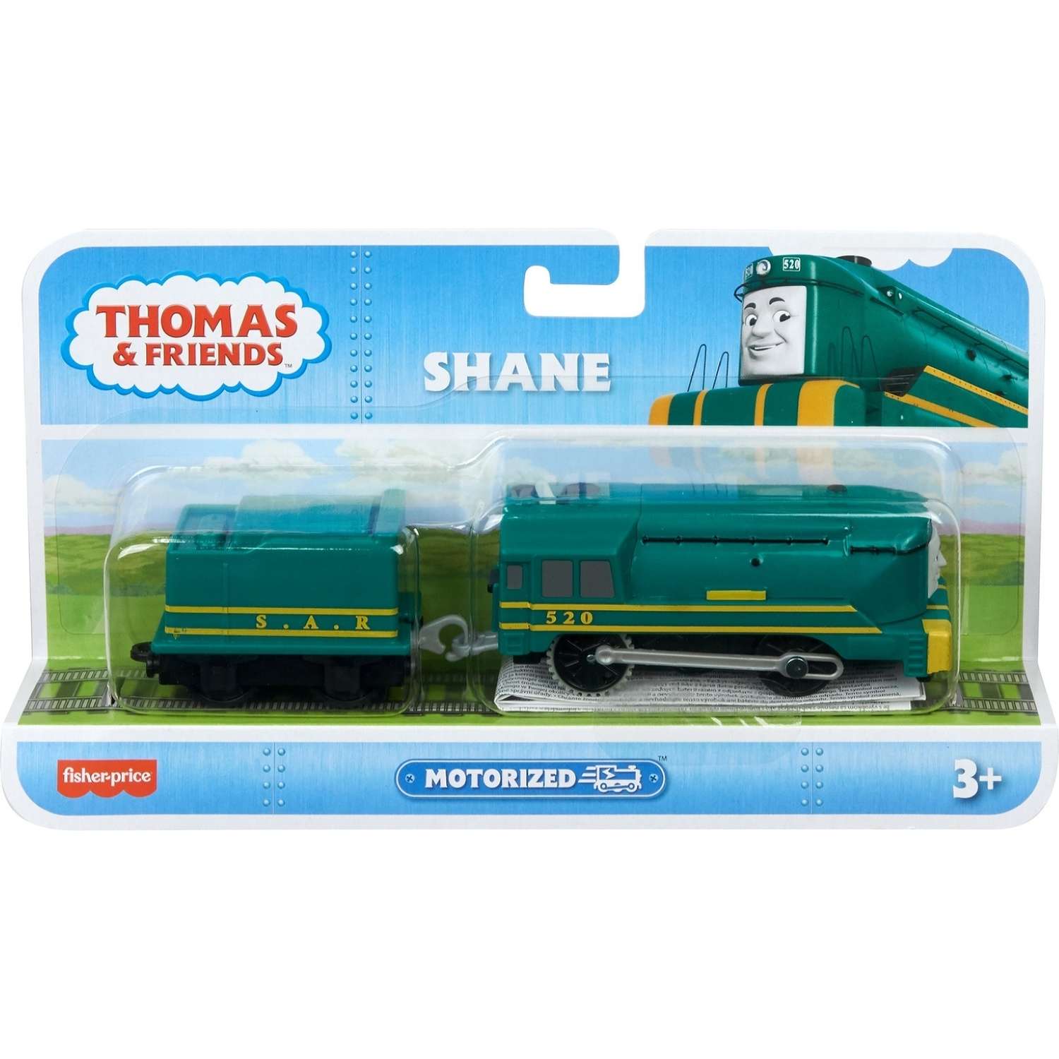 Паровозик Thomas & Friends Трек-мастер Шейн дополнительный моторизированный GJX81 BMK88 - фото 2