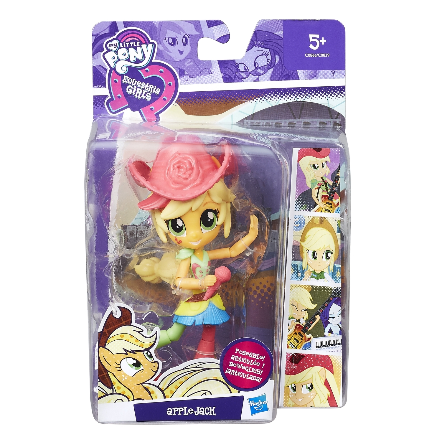 Мини-кукла MLP Equestria Girls My Little Pony Applejack C0866 C0839EU4 - фото 2