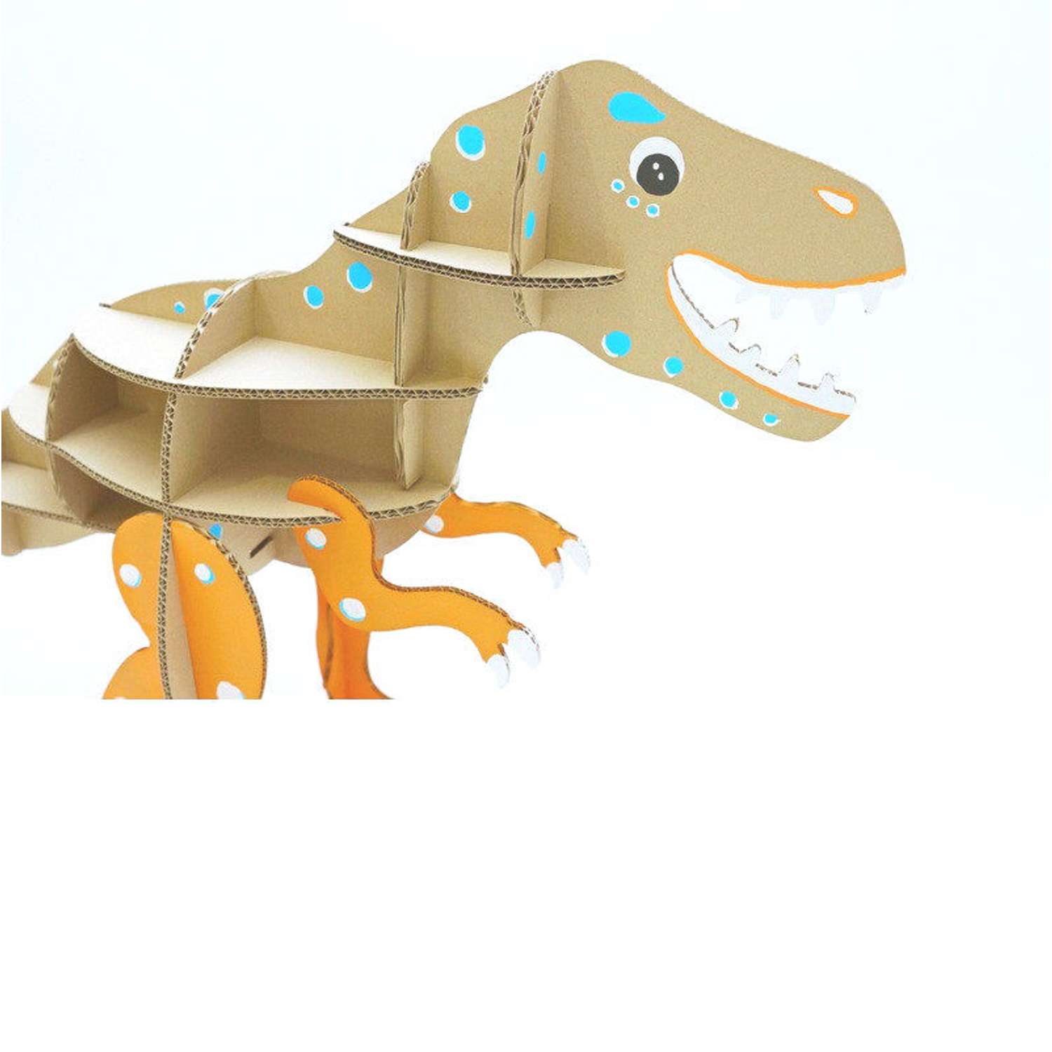 Набор из картона Attivio Сборный крафтовый Тираннозавр CD-DINOTREX-B - фото 5