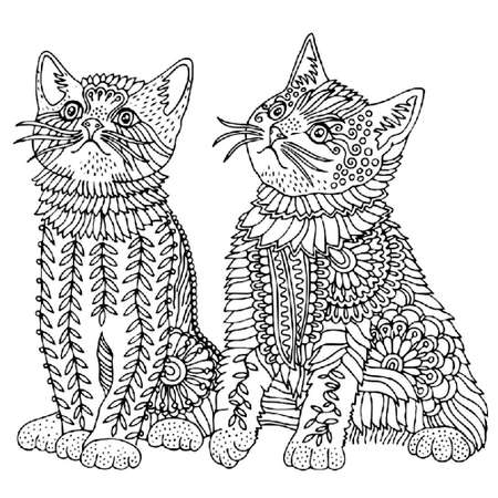 Раскраска-антистресс Bourgeois Kittens - Котята 36л 19168