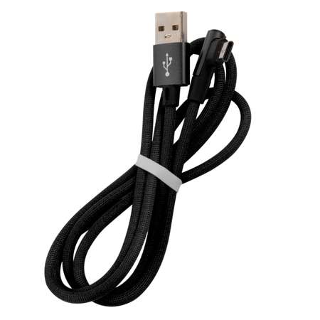 Дата-кабель RedLine USB - Type-C L-образный черный