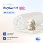 Одеяло buyson BuySweet 140х105 см с наполнителем полиэфирное волокно белое