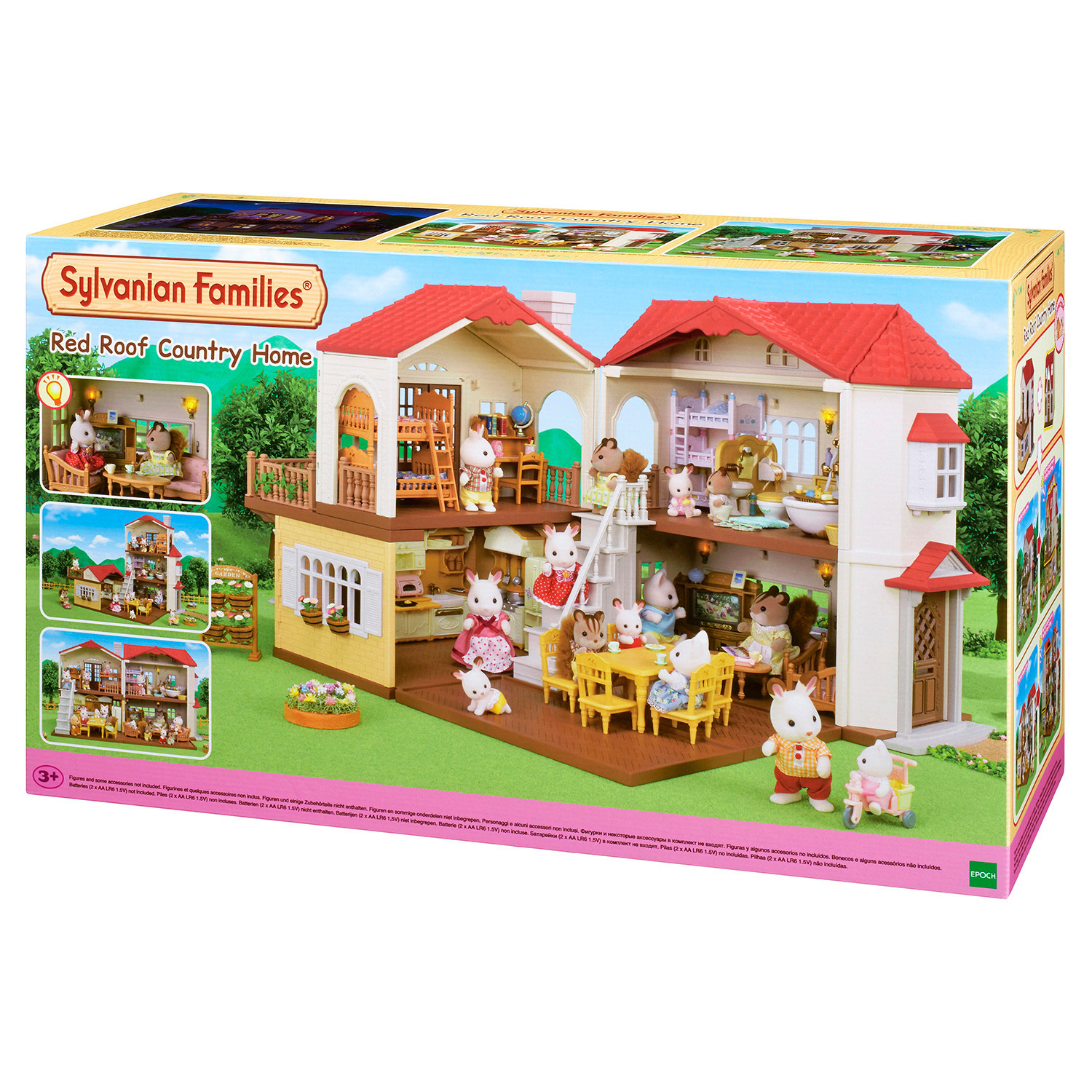 Набор игровой Sylvanian Families Большой дом со светом, 5302