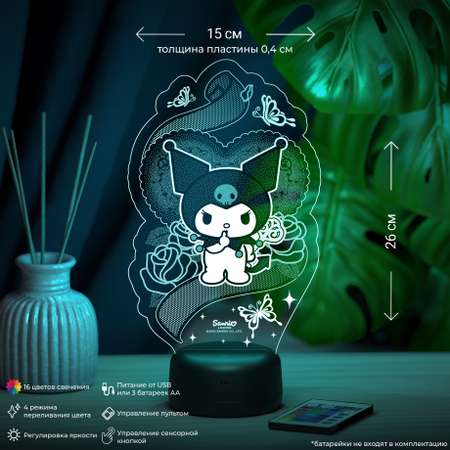 Ночник Hello Kitty Розы