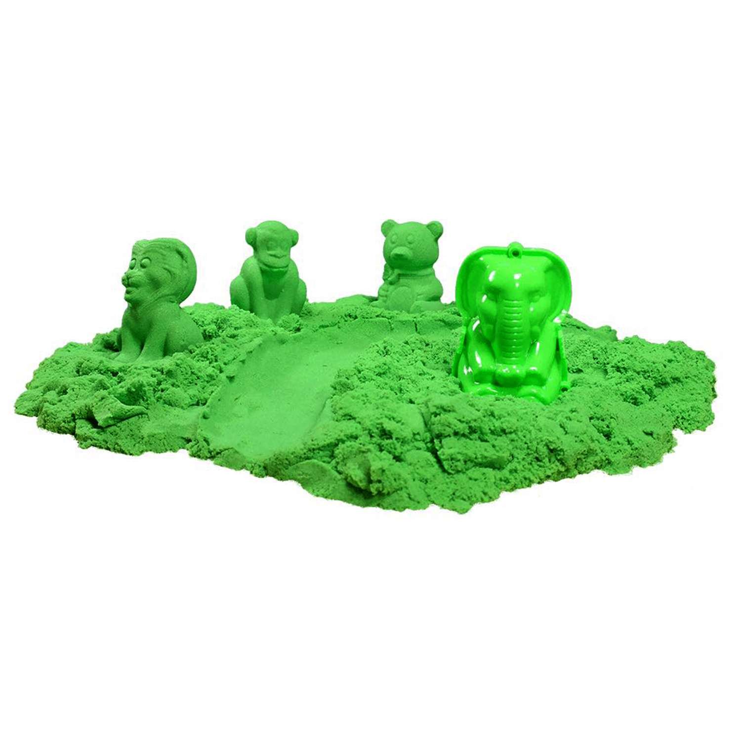 Набор с песком Космический песок В поисках сокровищ 3 кг Зелёный - фото 7