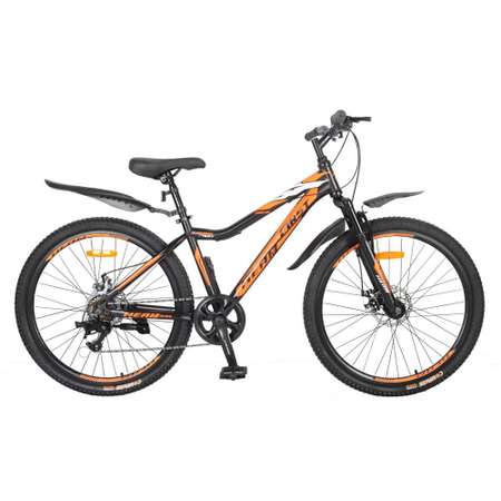 Горный велосипед Heam FIRST 26 - 15р матовый чёрный/оранжевый
