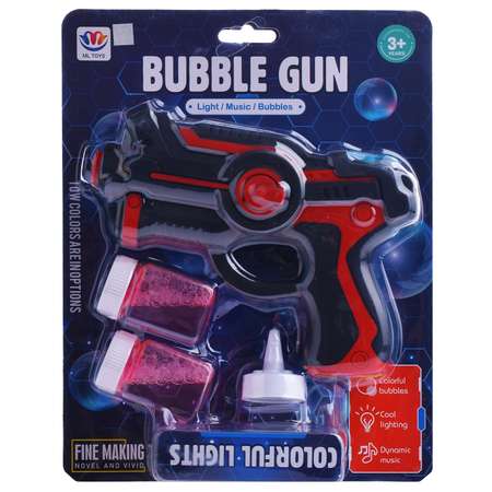 Пистолет для мыльных пузырей Ural Toys с USB-кабелем для зарядки и звуковыми эффектами