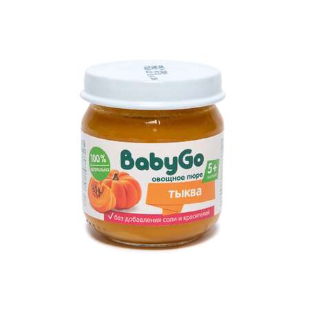 Пюре овощное Baby Go тыква 80г с 5месяцев