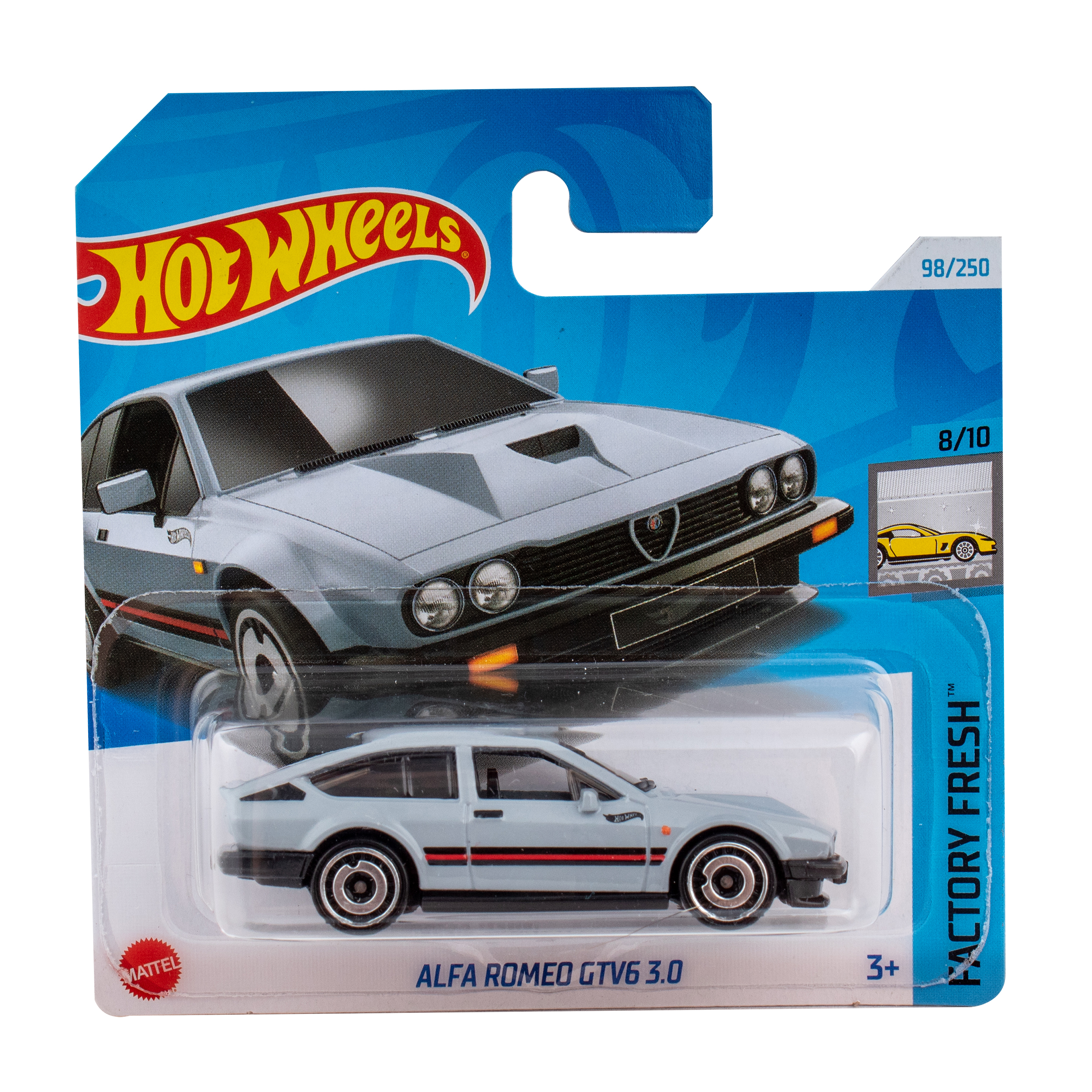 Машинка Mattel Hot Wheels коллекция Alfa Romeo Gtv 6 3.0 5785 (98) - фото 4