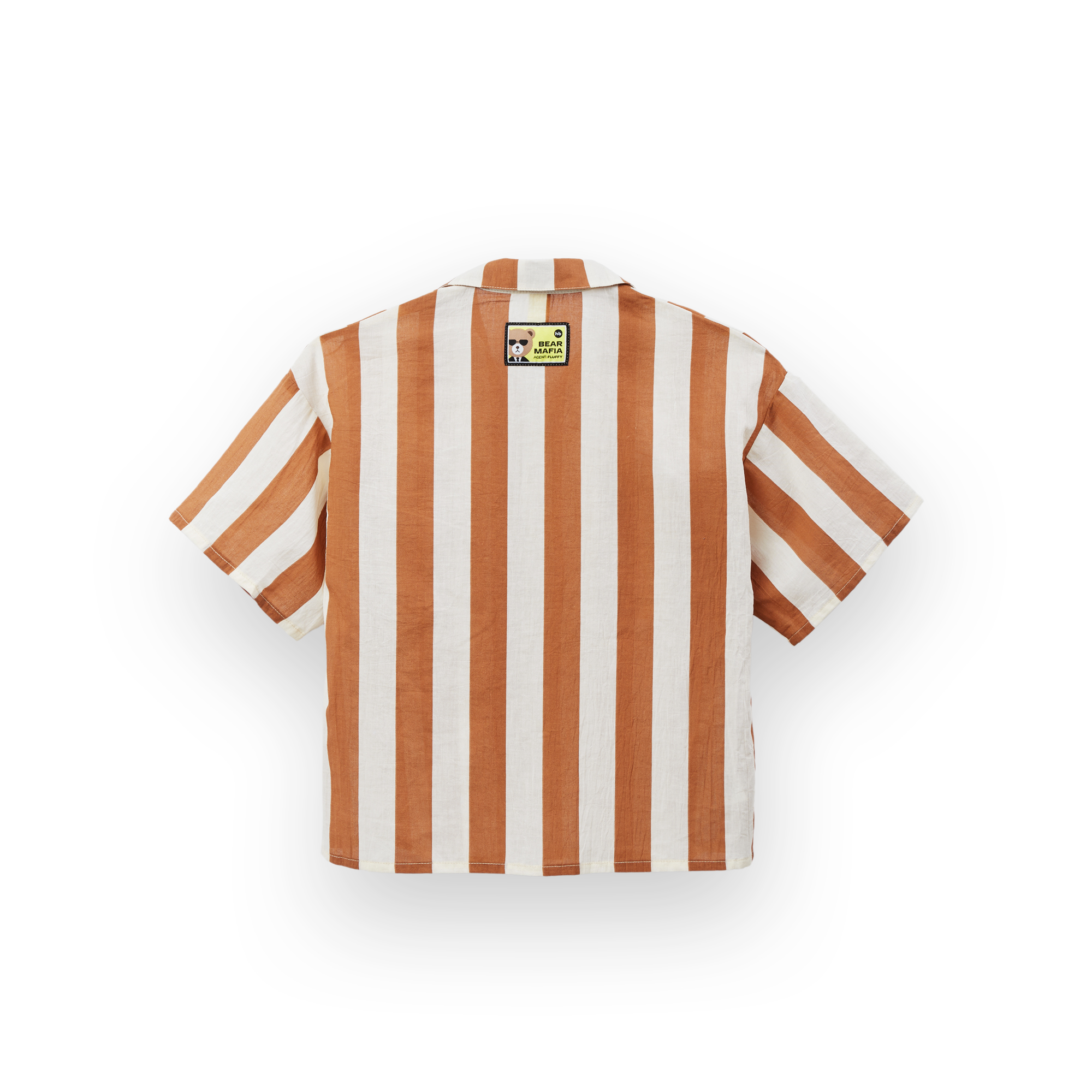 Рубашка HAPPY BABY 88116-brown stripe - фото 2