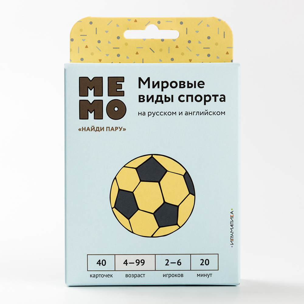 Настольная игра Играматика Мемо мировые виды спорта - фото 1