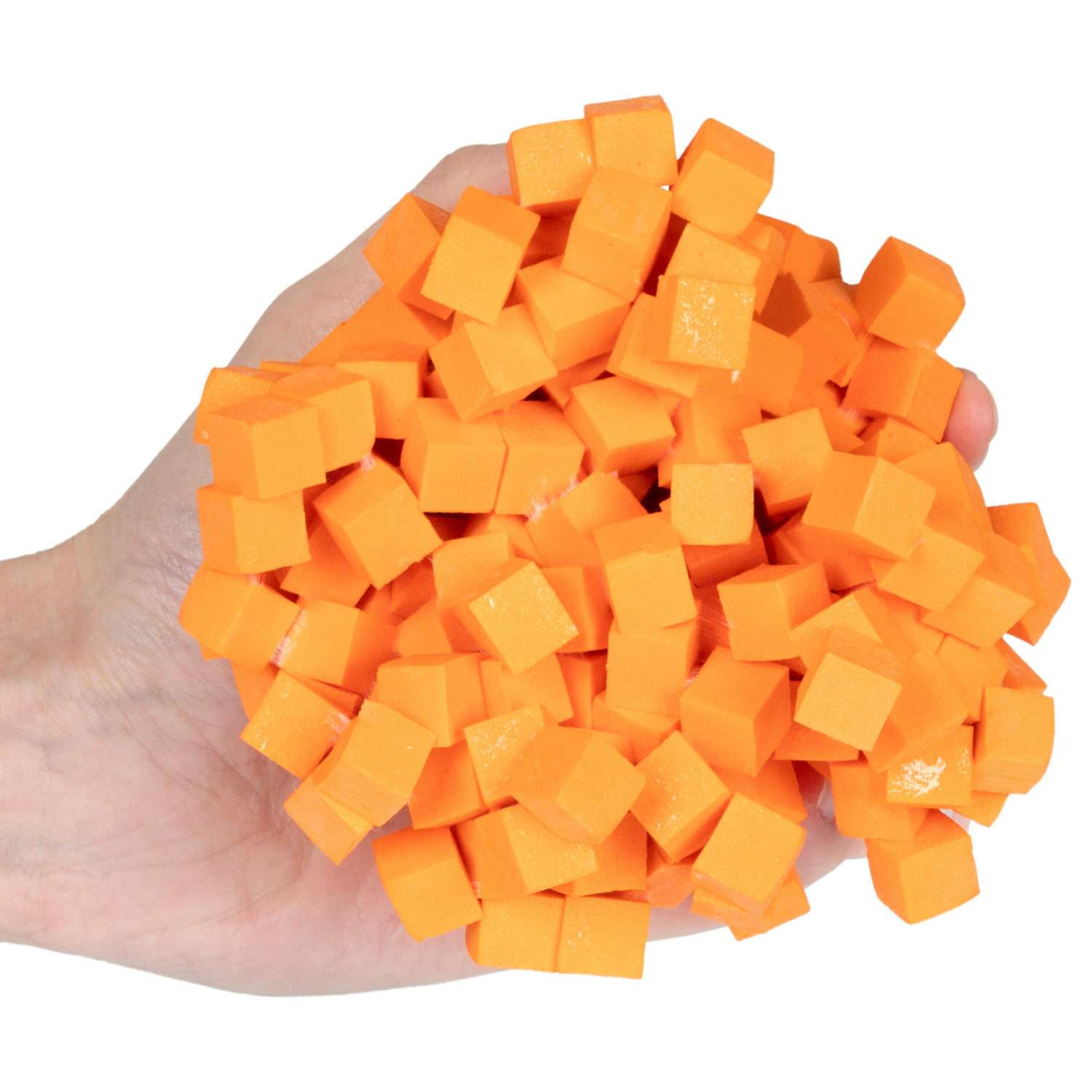 Конструктор пластилин 1TOY Gummy blocks антистресс оранжевый - фото 6