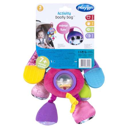 Игрушка-подвеска PLAYGRO Dog Pink 0183453