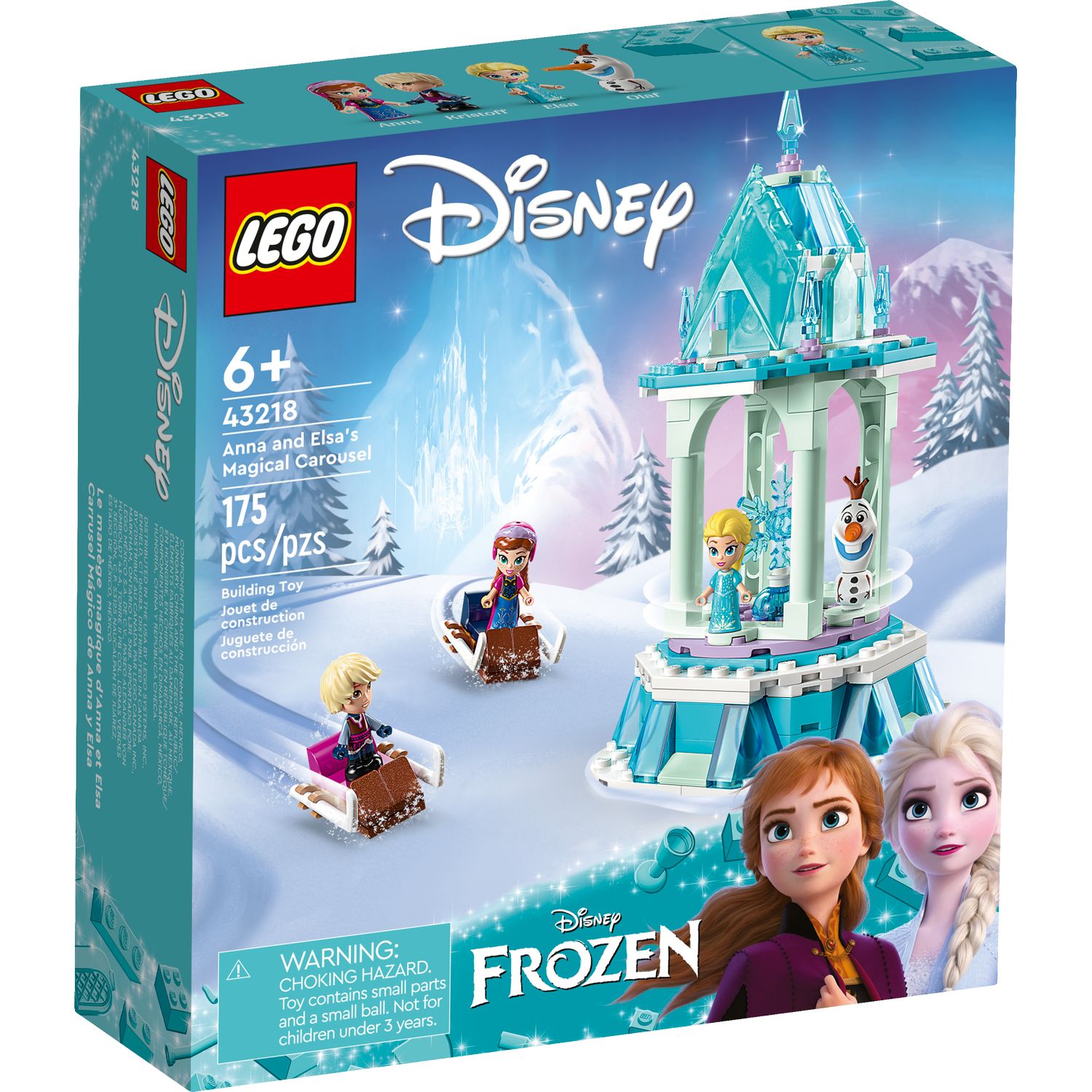 Конструктор LEGO Princesses Anna and Elsas Magical Carousel 43218 - фото 6