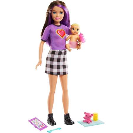 Набор Barbie Няня Скиппер кукла +аксессуары GRP11