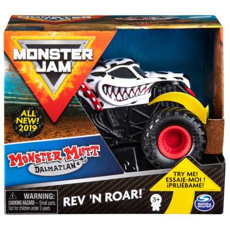 Машинка Monster Jam Звуки мотора 1:43 Monster Mtt Dalmtin 6053252