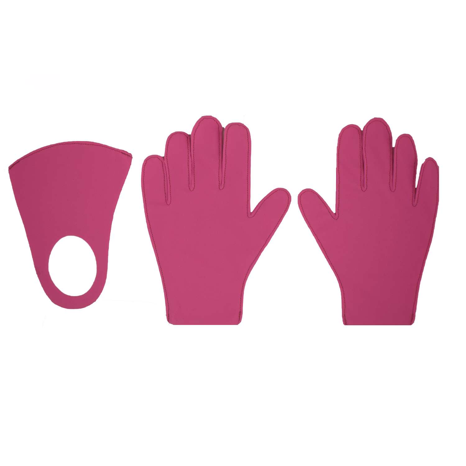 Комплект Ball Masquerade Яркий маска+перчатки детский Розовый - фото 1