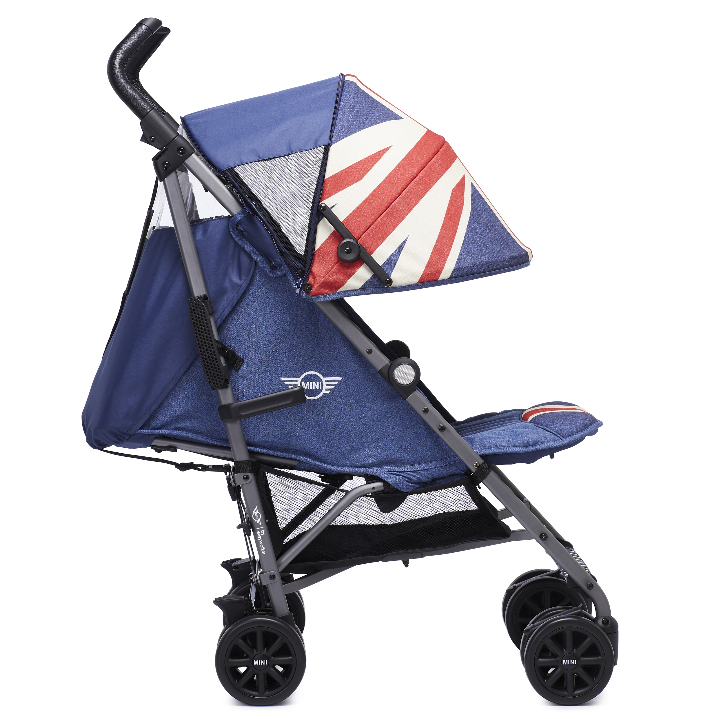 Коляска Easywalker Mini Buggy+ Union Jack Vintage с бампером - фото 4