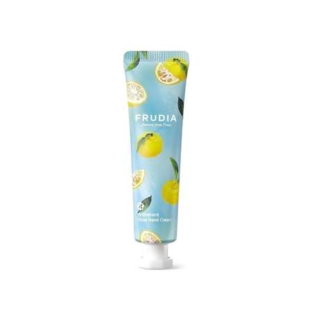 Крем для рук осветляющий FRUDIA c лимоном для интенсивного увлажнения заживления и смягчения сухой кожи и кутикулы 30г