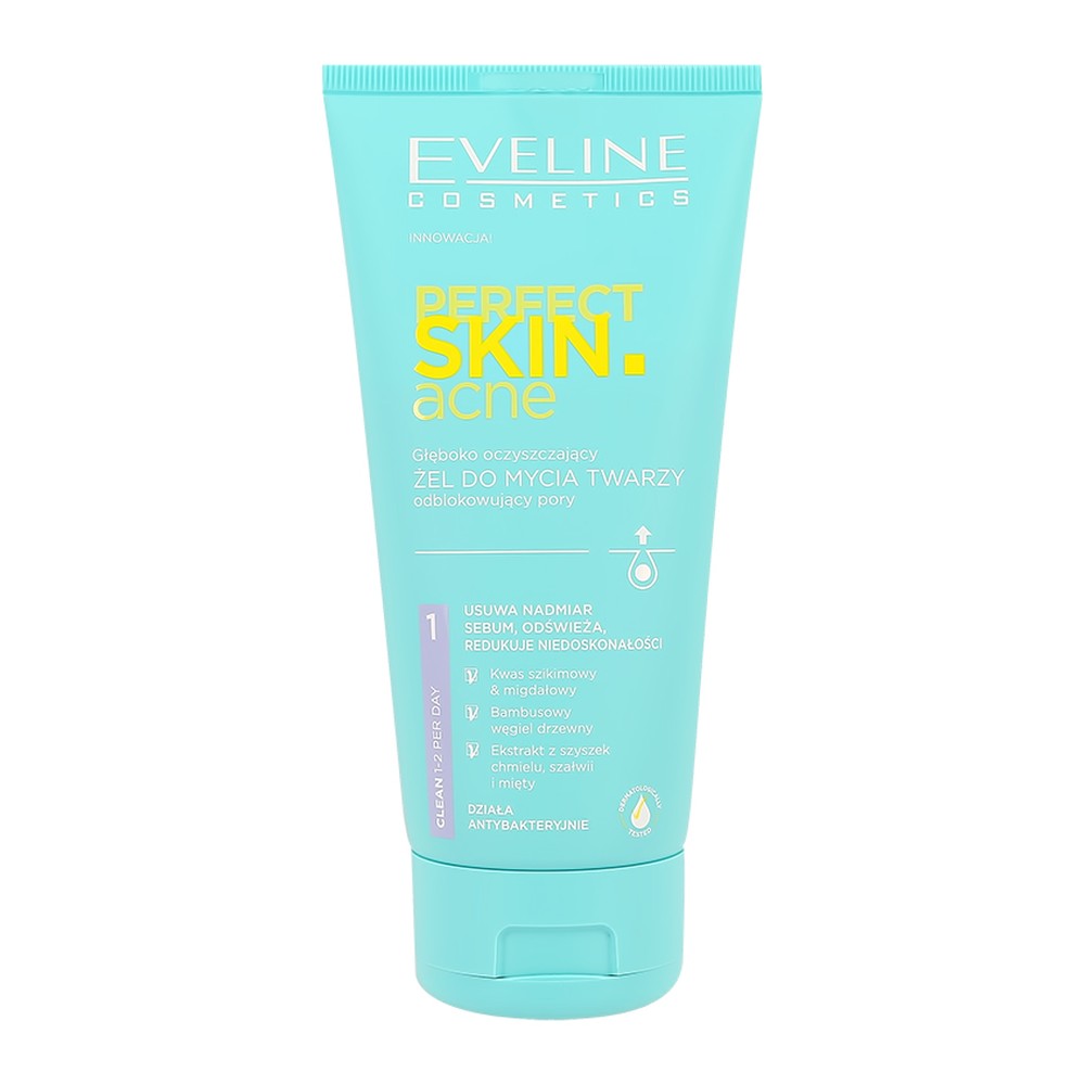 Гель для умывания EVELINE Perfect skin acne против несовершенств 150 мл - фото 4