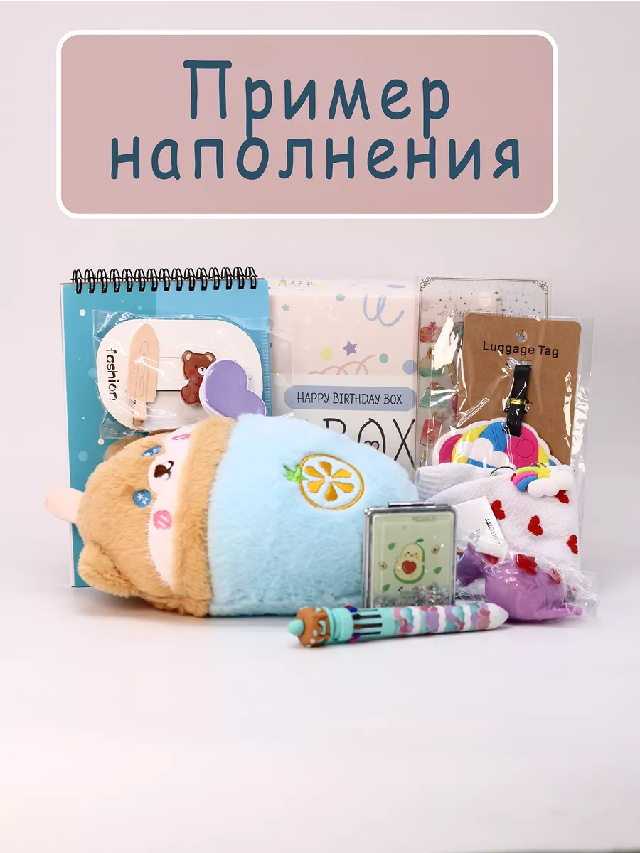 Подарочный бокс для девочки iLikeGift с днем рождения - фото 2