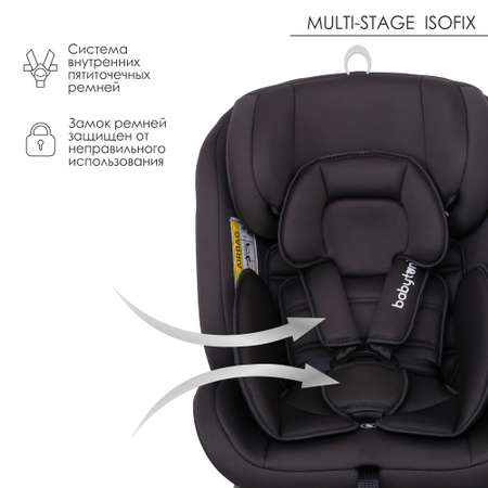 Автокресло Babyton Multi-Stage ISOFIX Grey