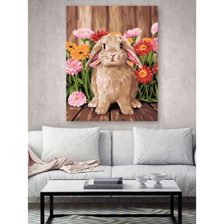 Картина по номерам Hobby Paint холст на деревянном подрамнике 40х50 см Милый кролик