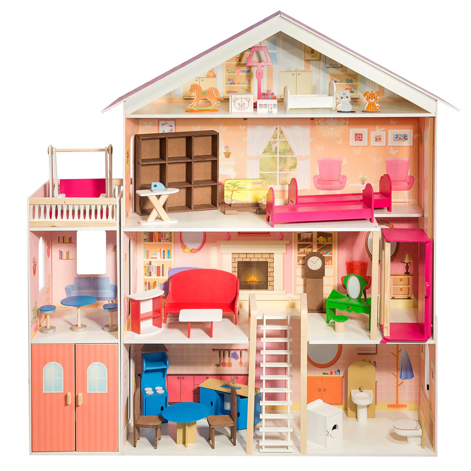 Кукольный домик PAREMO Брижит с мебелью 2021-PR3 - фото 1