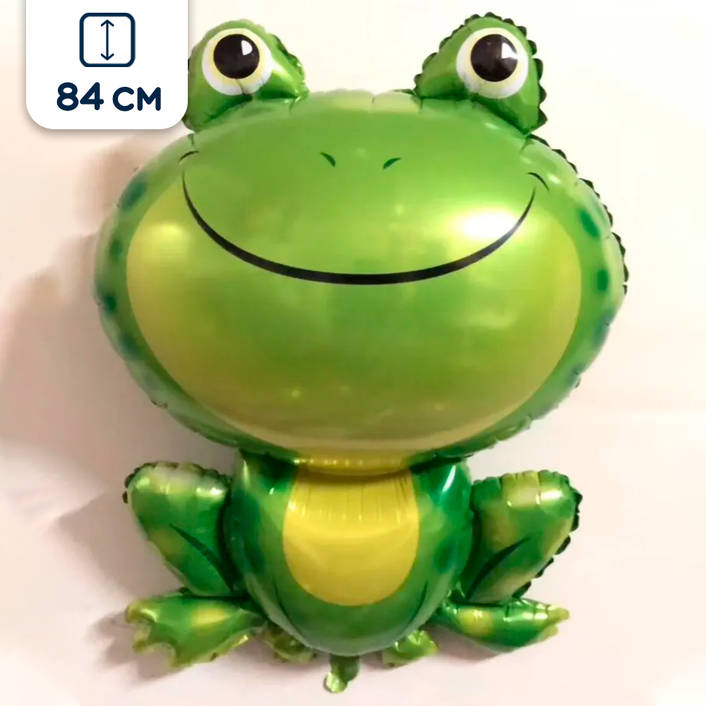 Воздушный шар Falali фигурный Лягушка зеленый 84 см - фото 1