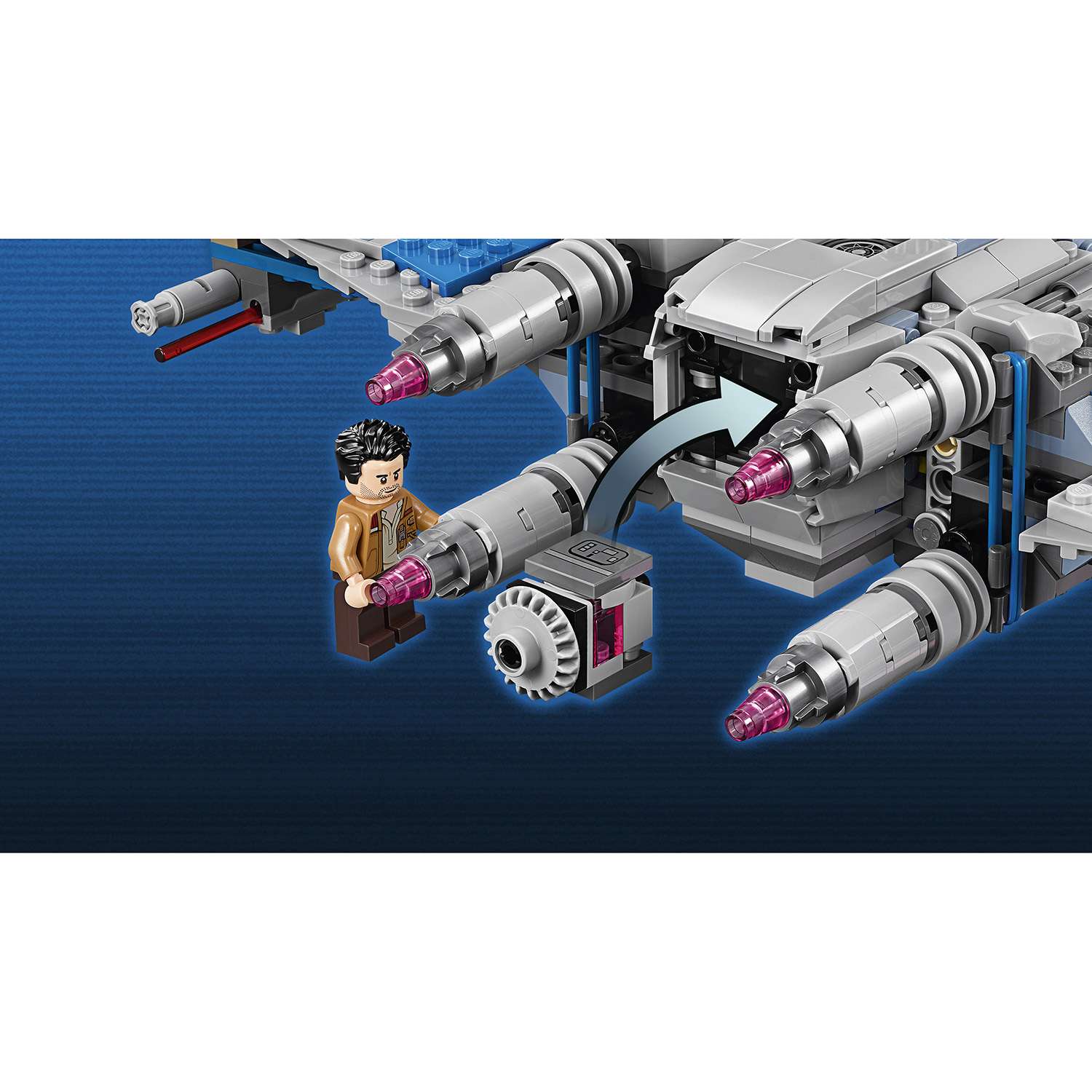 Конструктор LEGO Star Wars TM Истребитель Сопротивления типа Икс (75149) - фото 8