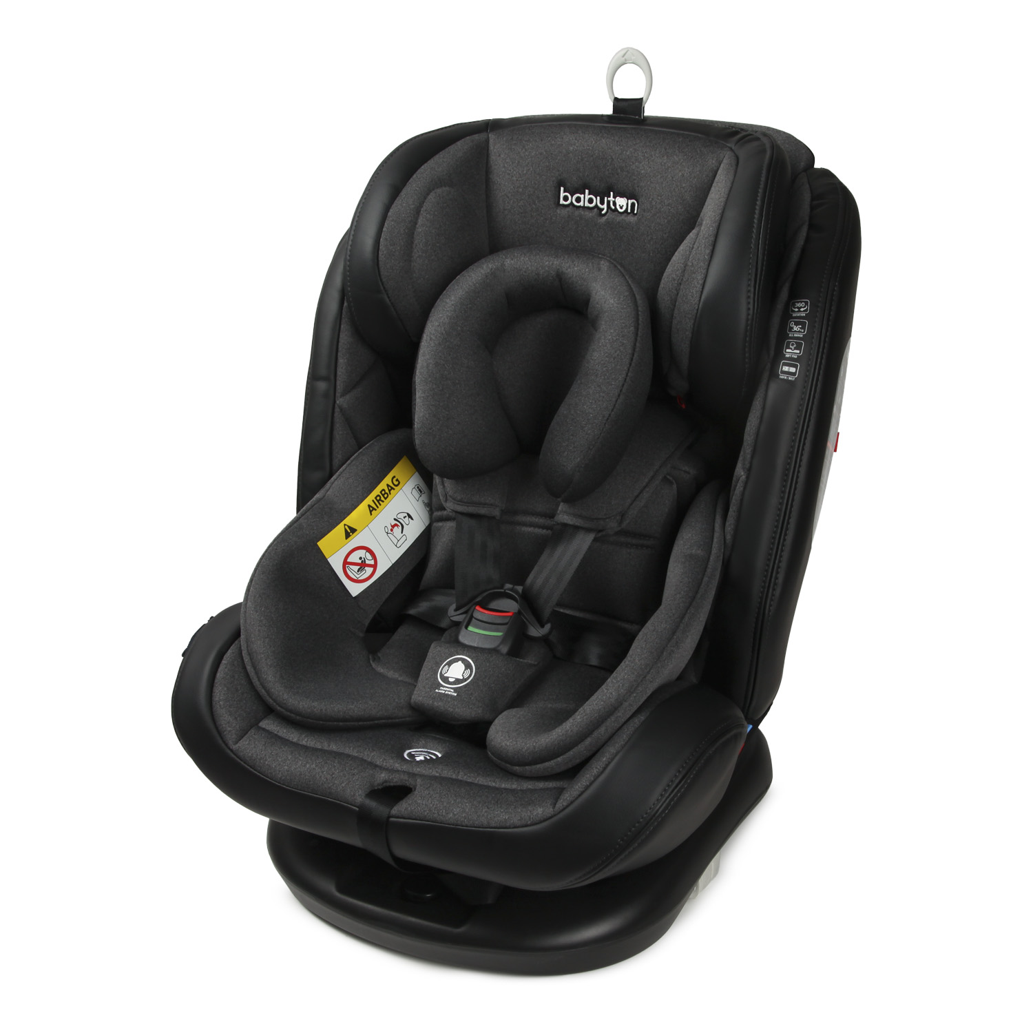 Автокресло Babyton Multi-Stage 0+/1/2/3 Isofix Black - фото 12