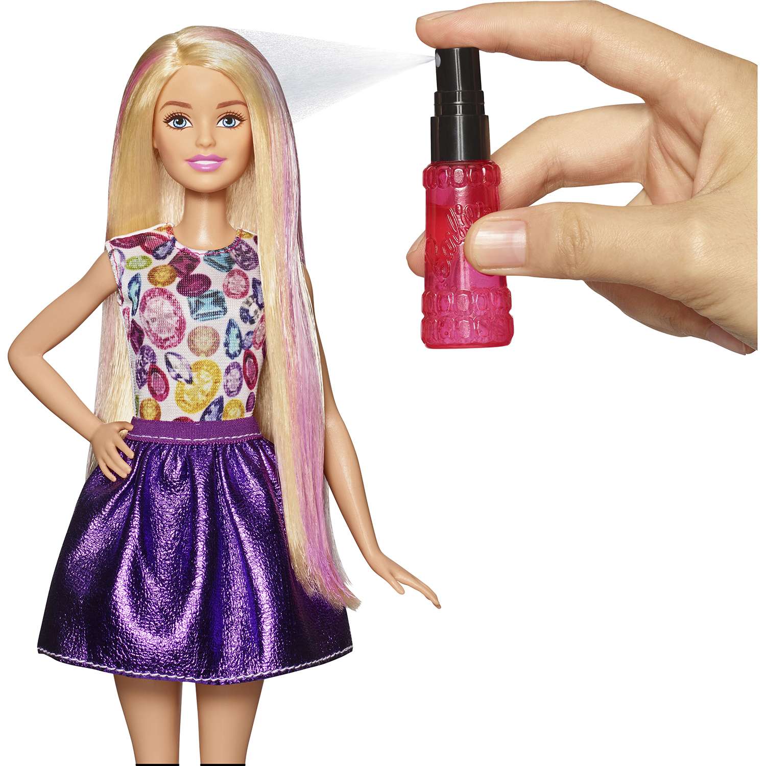 Набор игровой Barbie Цветные локоны DWK49 - фото 9