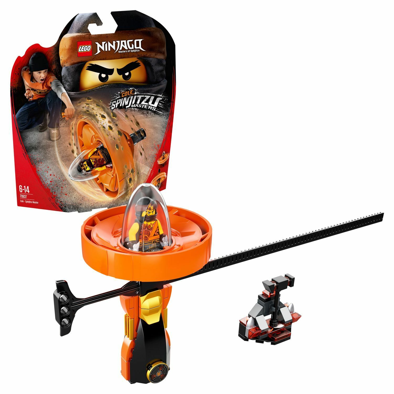 Конструктор LEGO Коул Мастер Кружитцу Ninjago (70637) купить по цене 699 ₽  в интернет-магазине Детский мир