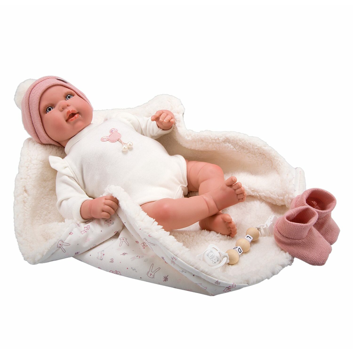 Кукла пупс Arias Реборн Ona новорожденный пупс мягкий 45 см реалистичный Т22938 - фото 4