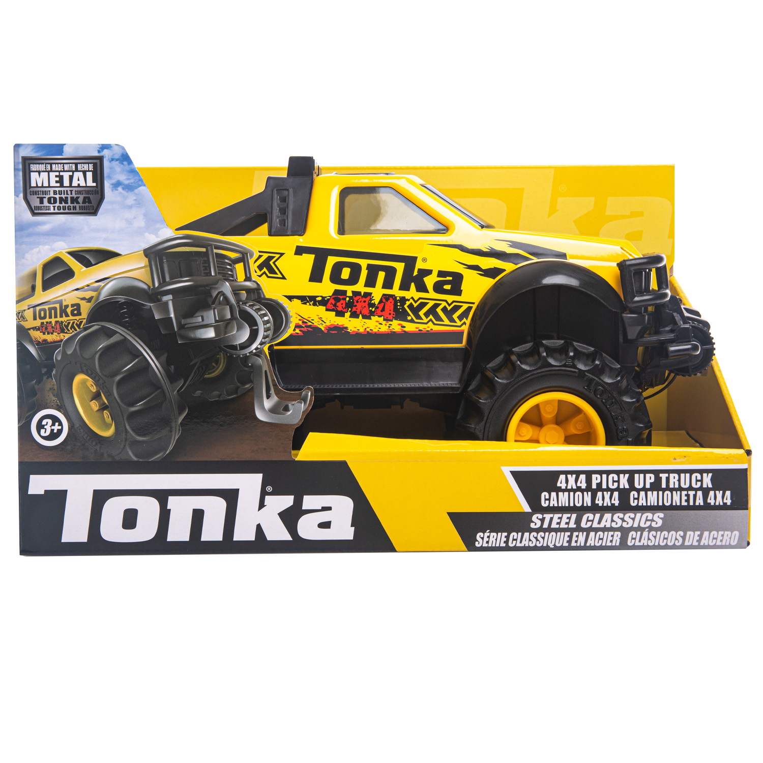 Машина TONKA Стальной Пикап 4х4 06034 купить по цене 4196 ₽ в  интернет-магазине Детский мир