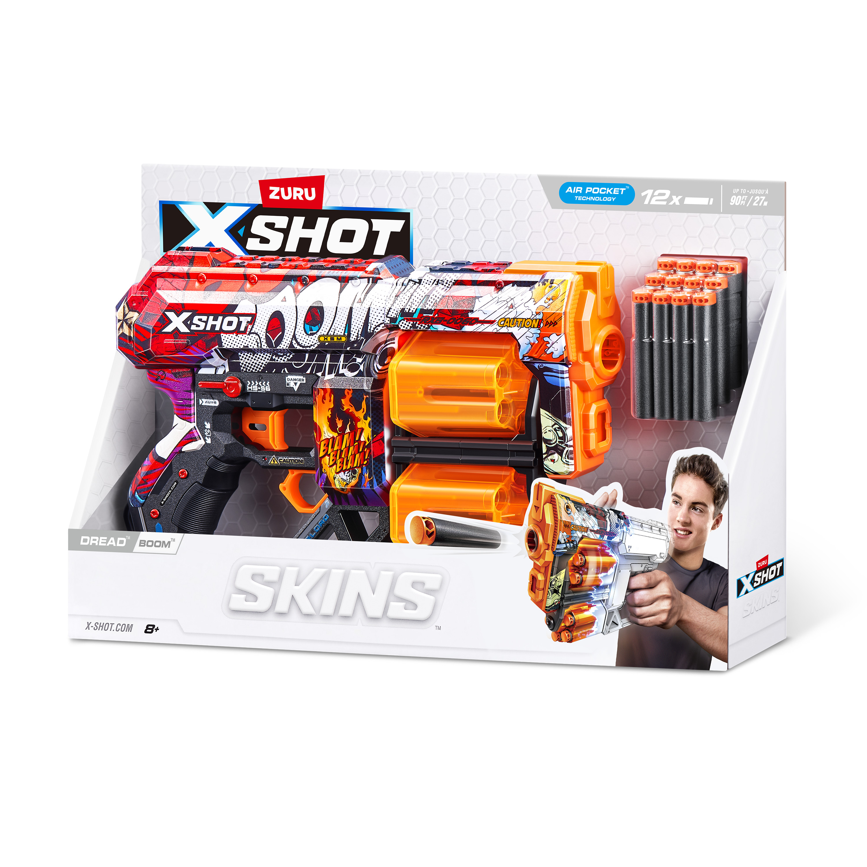 Набор для стрельбы XSHOT Скинс дред Бум 36517А - фото 11