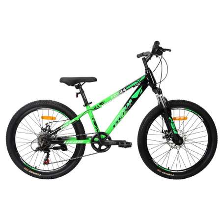 Велосипед подростковый Heam FOX 24 Чёрный/Зелёный