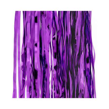 Новогодний дождик Uniglodis Штора фиолетовый