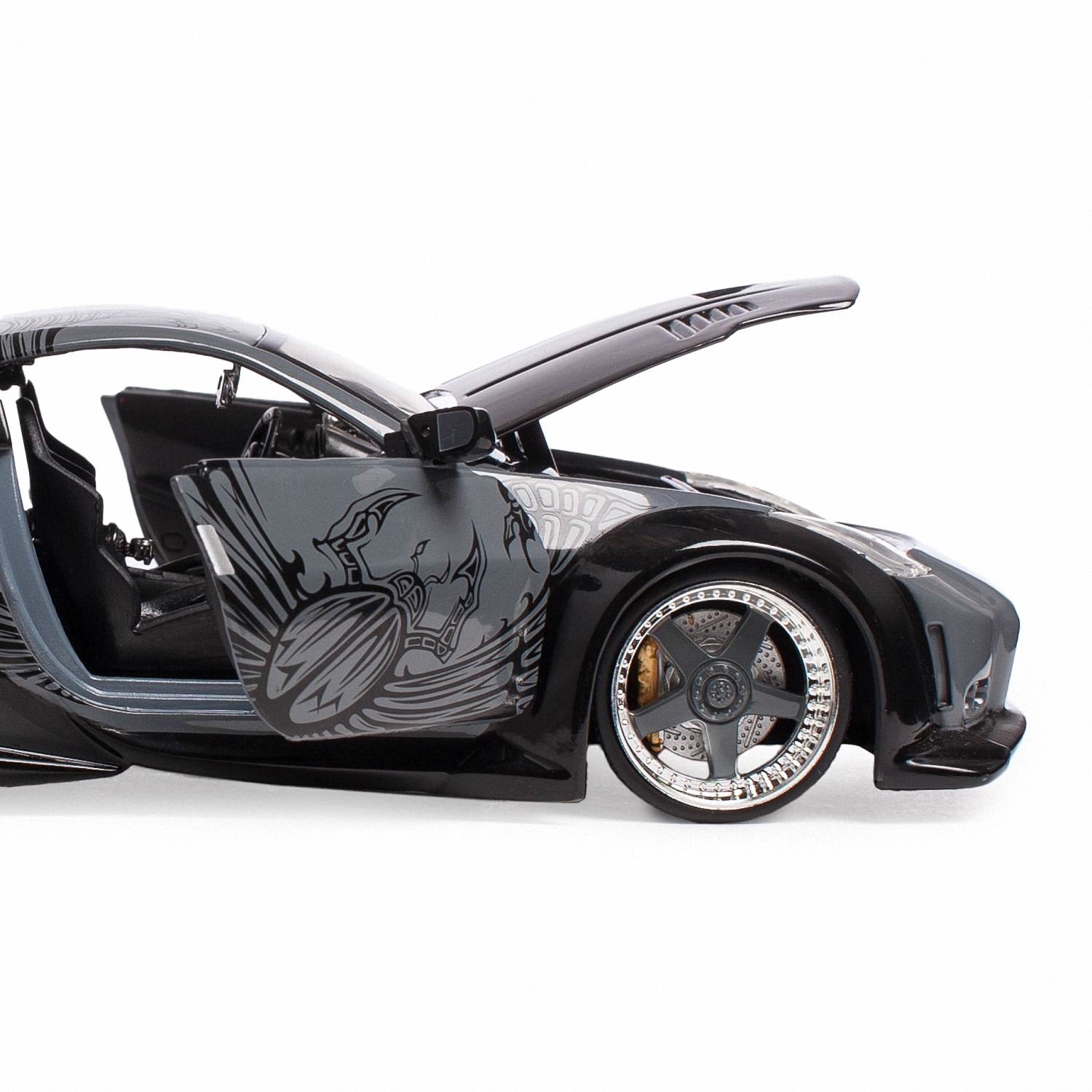 Автомобиль Fast and Furious Nissan 1:24 без механизмов 97172 - фото 5