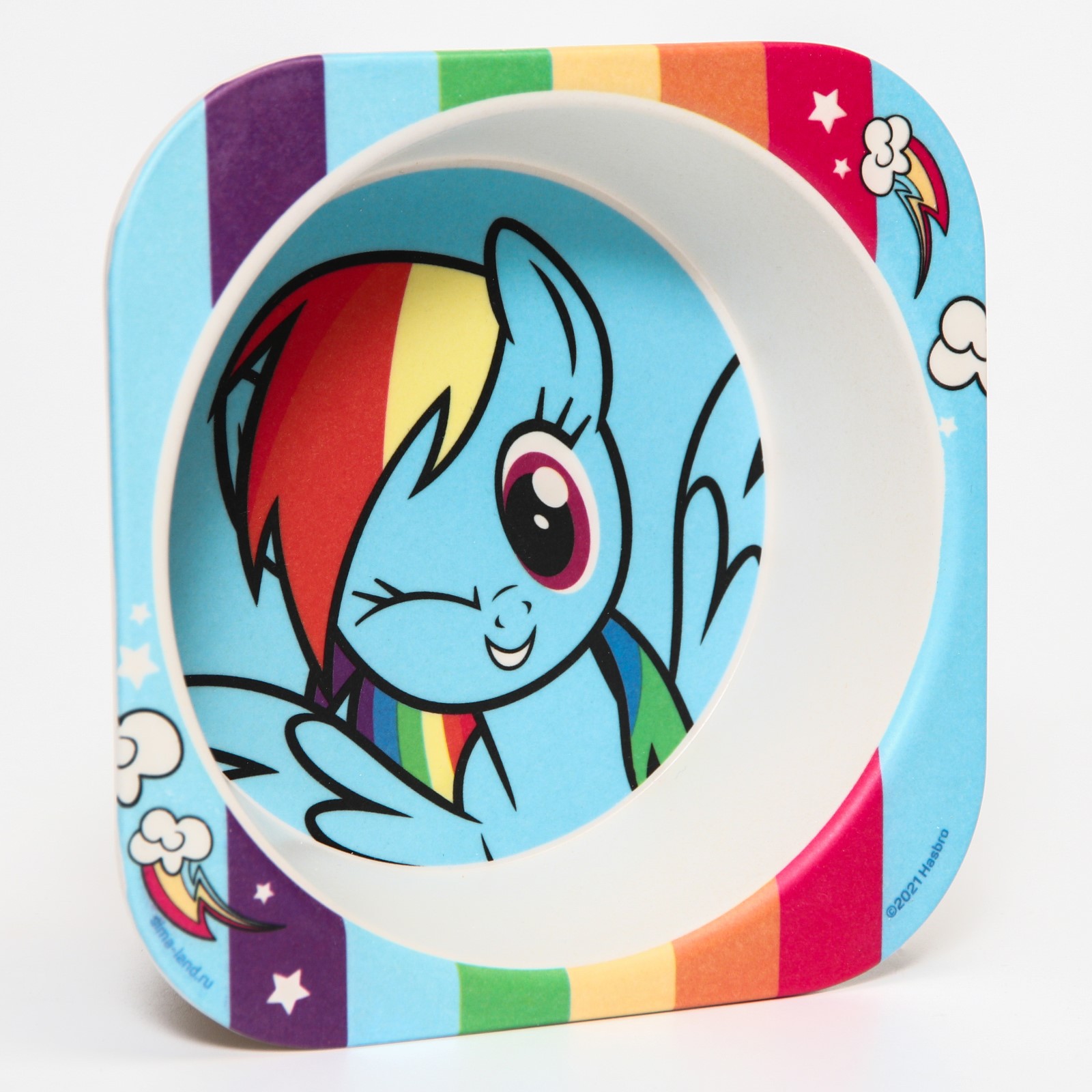 Миска Hasbro Детская из бамбука «Рэйнбоу Дэш» My Little Pony - фото 1