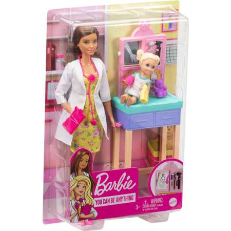 Набор игровой Barbie Профессии Педиатр 6 GTN52
