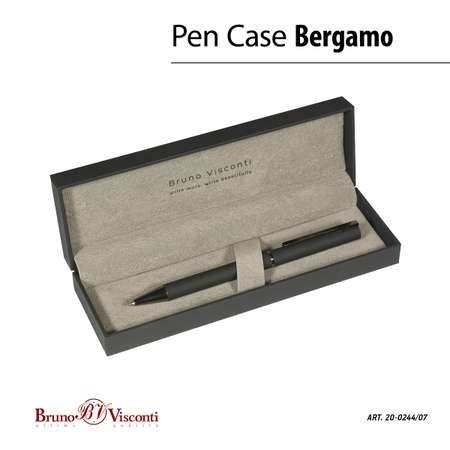 Ручка шариковая Bruno Visconti Автоматическая bergamo цвет корпуса черный в футляре
