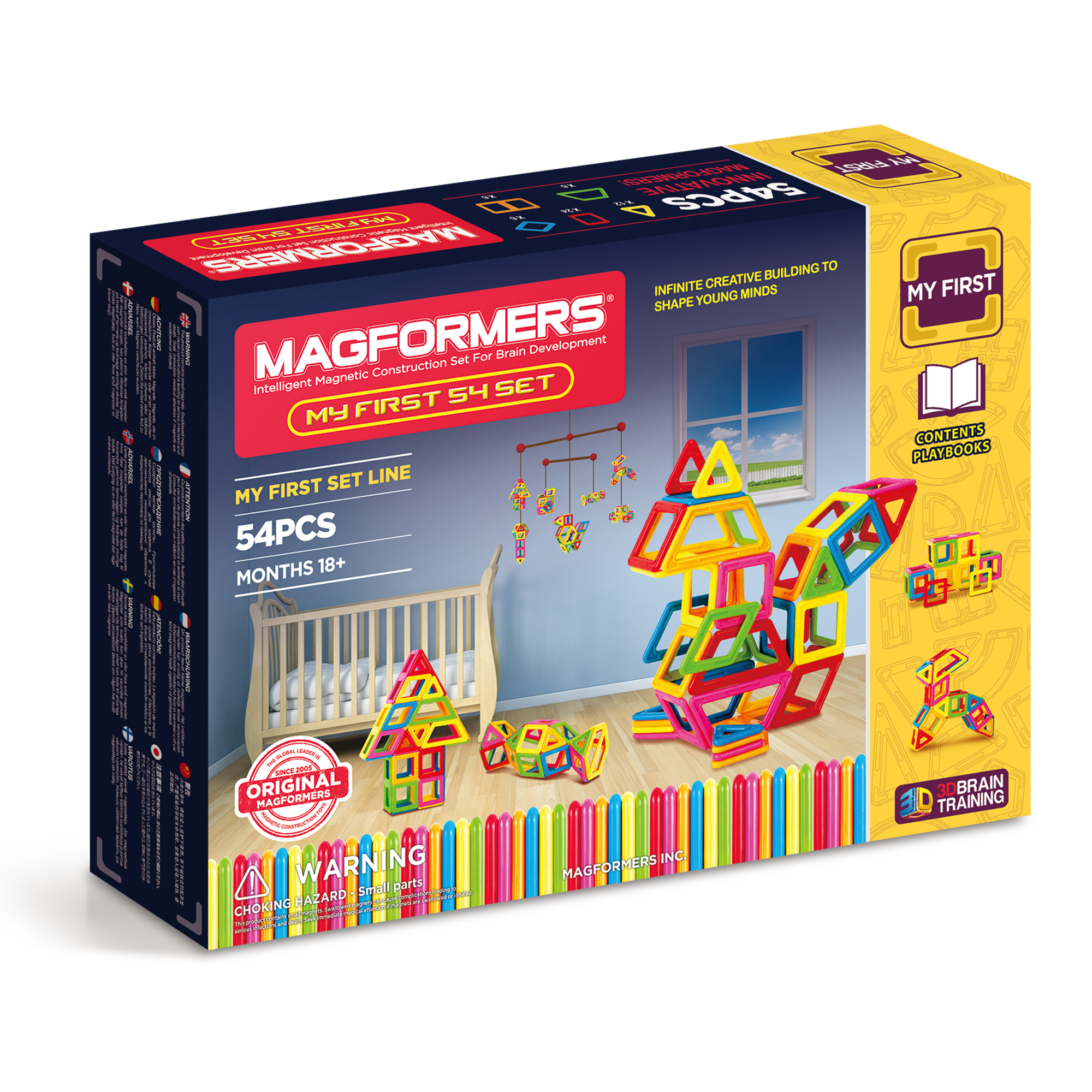 Магнитный конструктор Magformers My First Magformers 54 702002 - фото 1