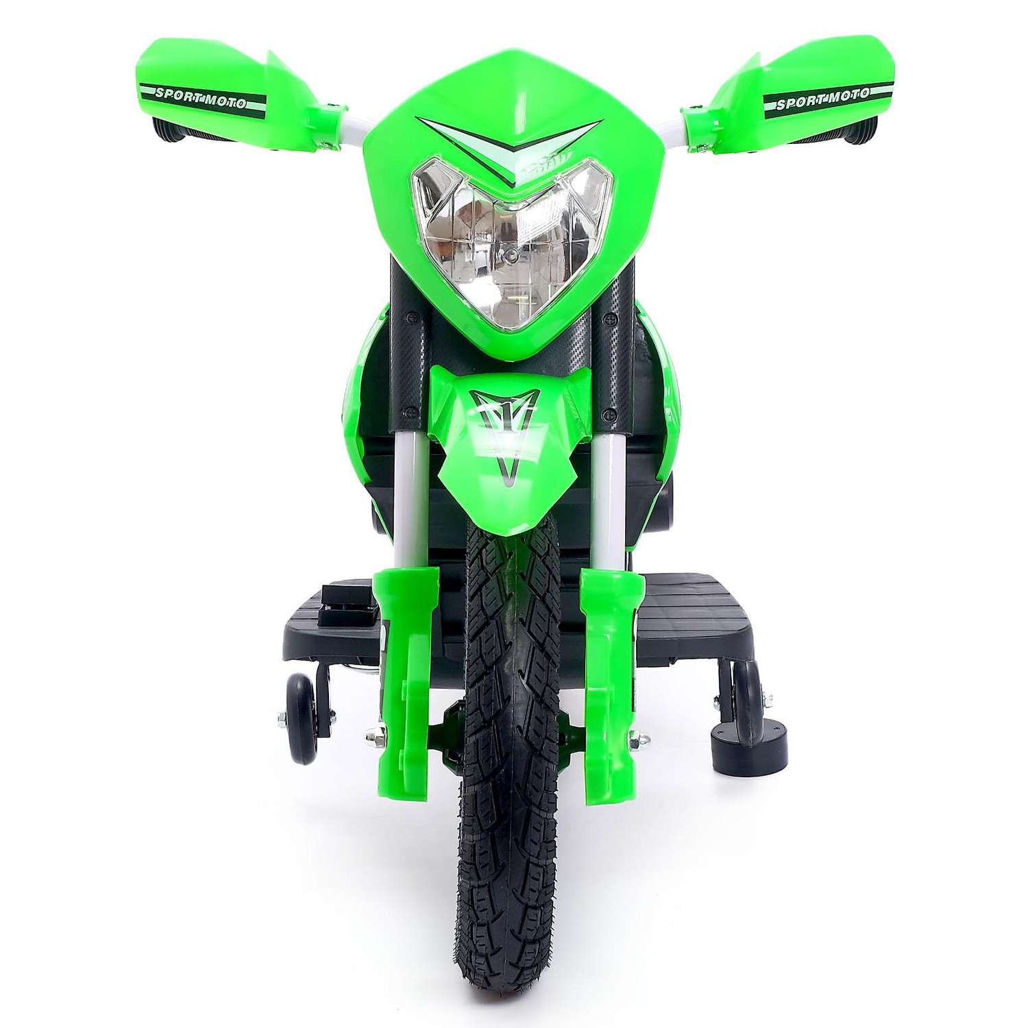 Электромотоцикл Sima-Land Кросс цвет зеленый - фото 4