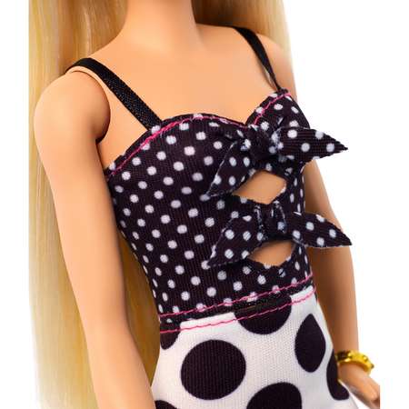 Кукла Barbie Игра с модой Блондинка в платье GHW50