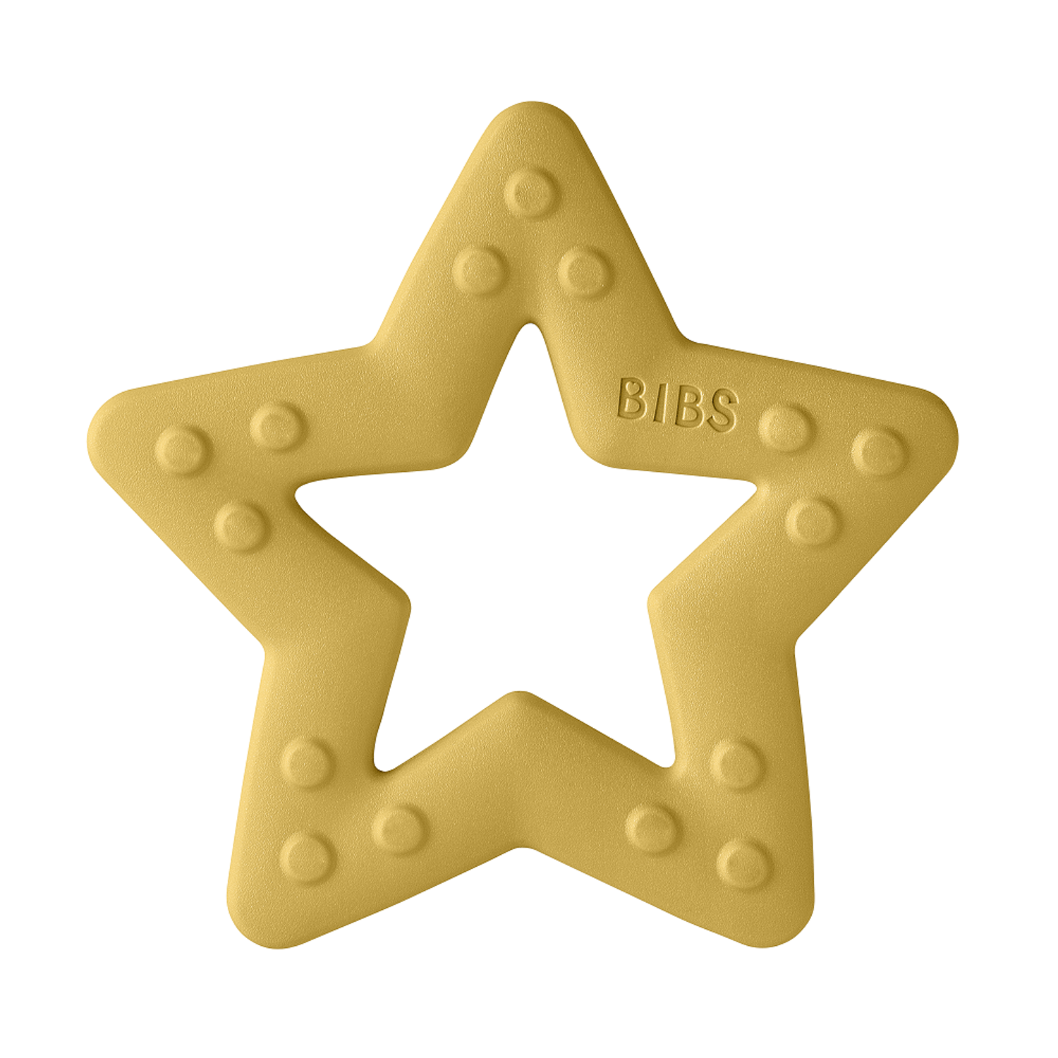 Прорезыватель грызунок BIBS Baby Bitie Star Mustard - фото 1