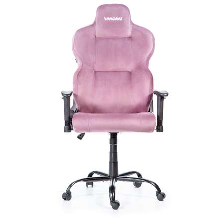 Кресло компьютерное VMMGAME UNIT UPGRADE с регулируемой спинкой велюр пурпурный