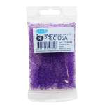 Бисер Preciosa чешский прозрачный solgel 10/0 20 гр Прециоза 01123 фиолетовый